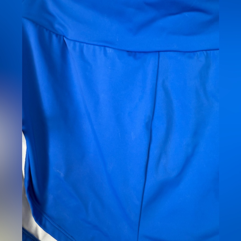 Swimsuits For All Adjustable Swim Shorts Side Ruched Swim Bottom Blue Size 18 - Picture 5 of 11